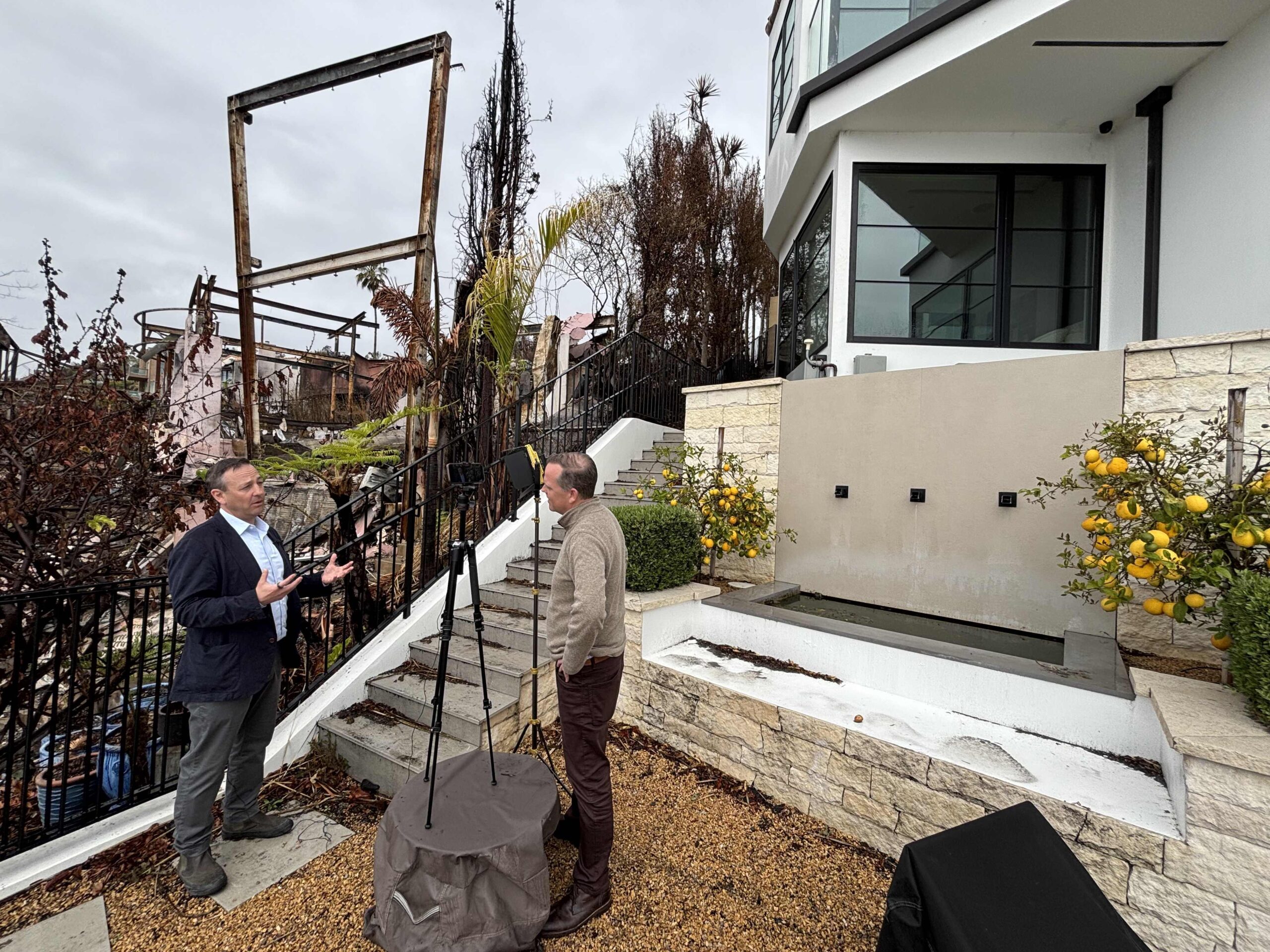 Interview with home that survived the LA fires 2025