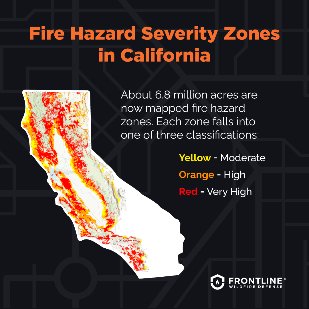 New fire hazard maps released in California.
