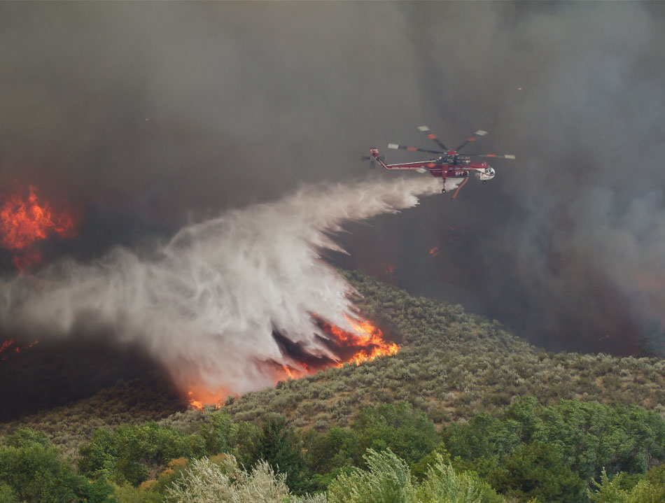 Getting help during fires in Washington state.