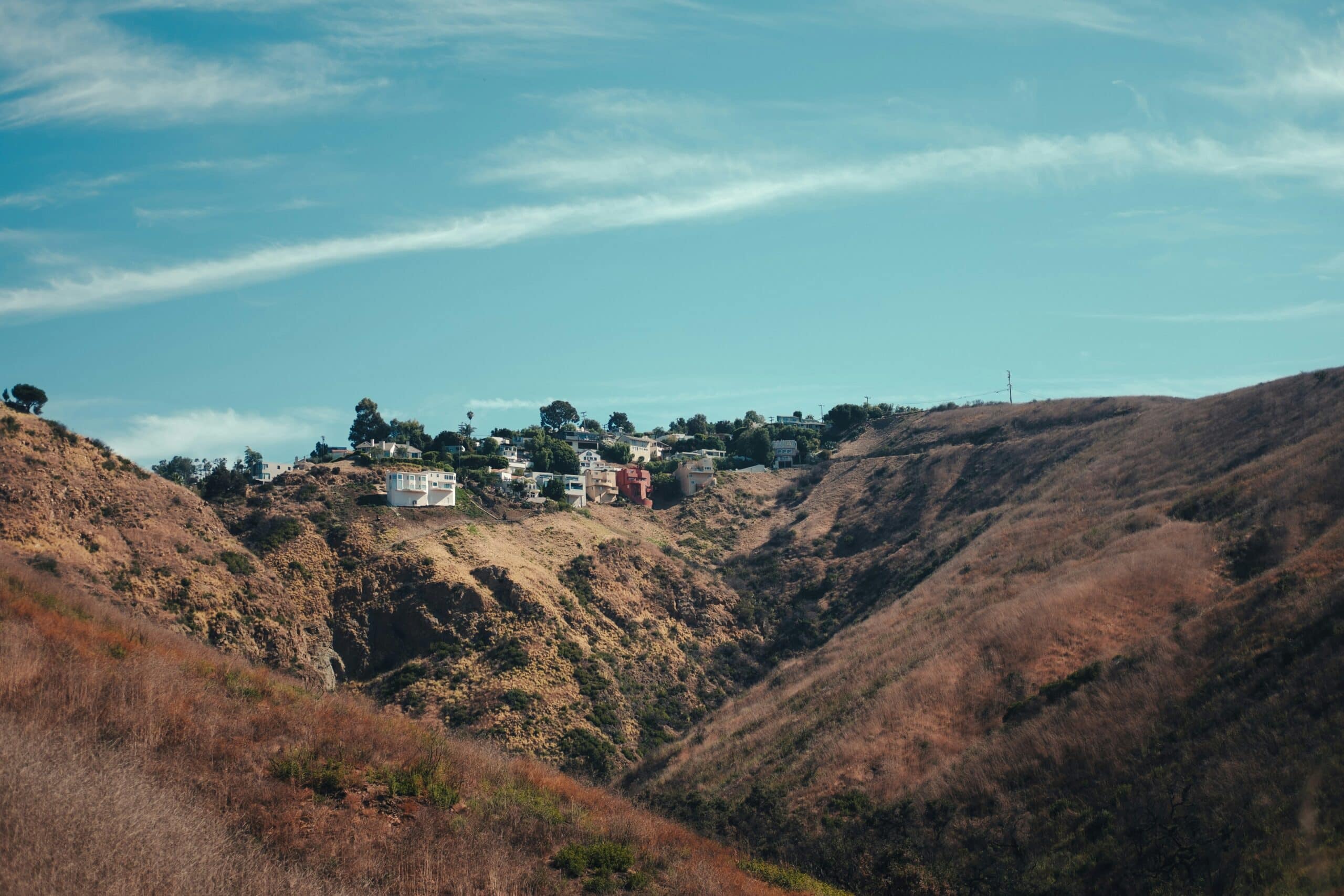 Homes in the hills of California's wildland urban interface. Photo by Allison Huang